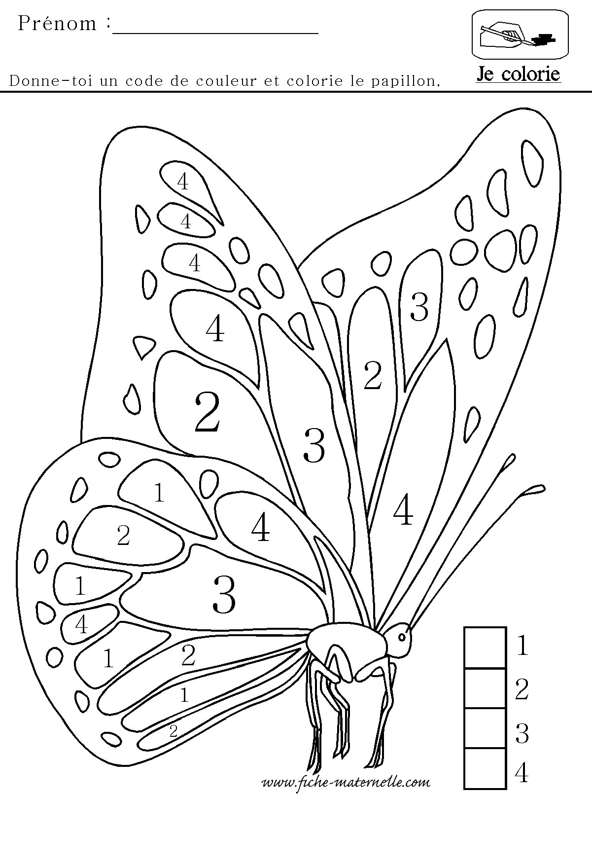 Coloriage magique maternelle sur Hugolescargot  - coloriage magique moyenne section