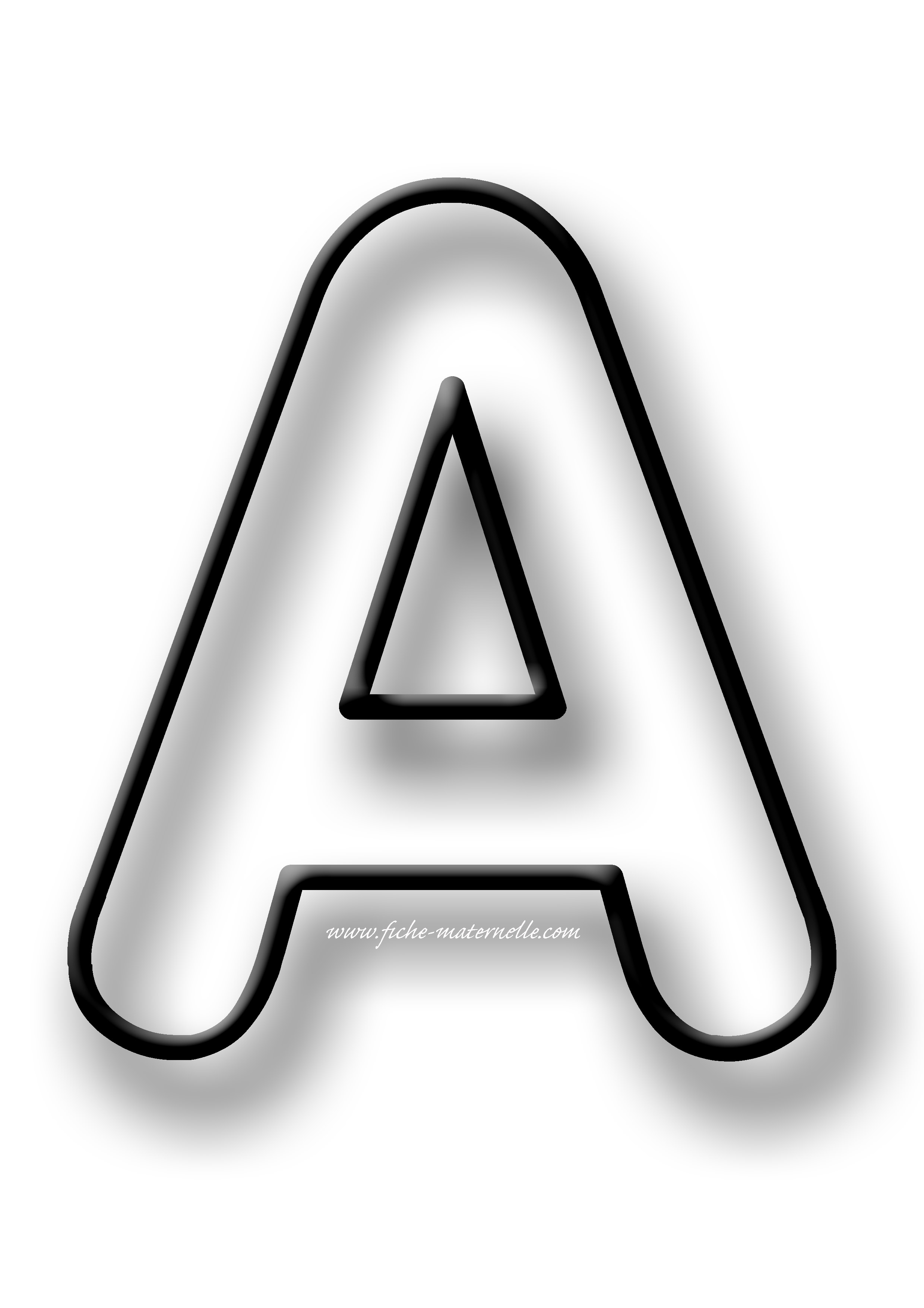 Ebook Lettre Alphabet A Imprimer Grand Format