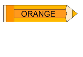 La couleur orange  afficher dans la classe