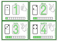 cartes pour apprendre  compter