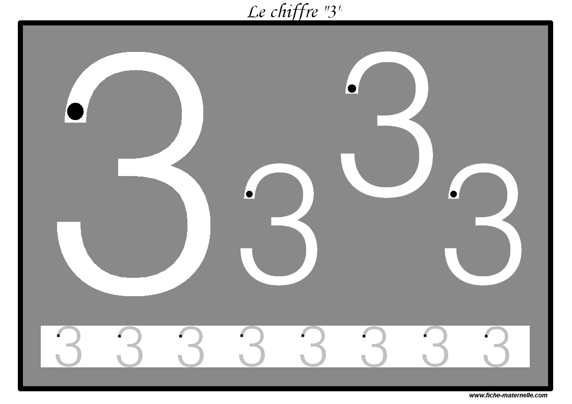 le chiffre 3