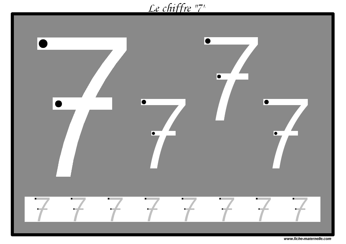 le chiffre 7