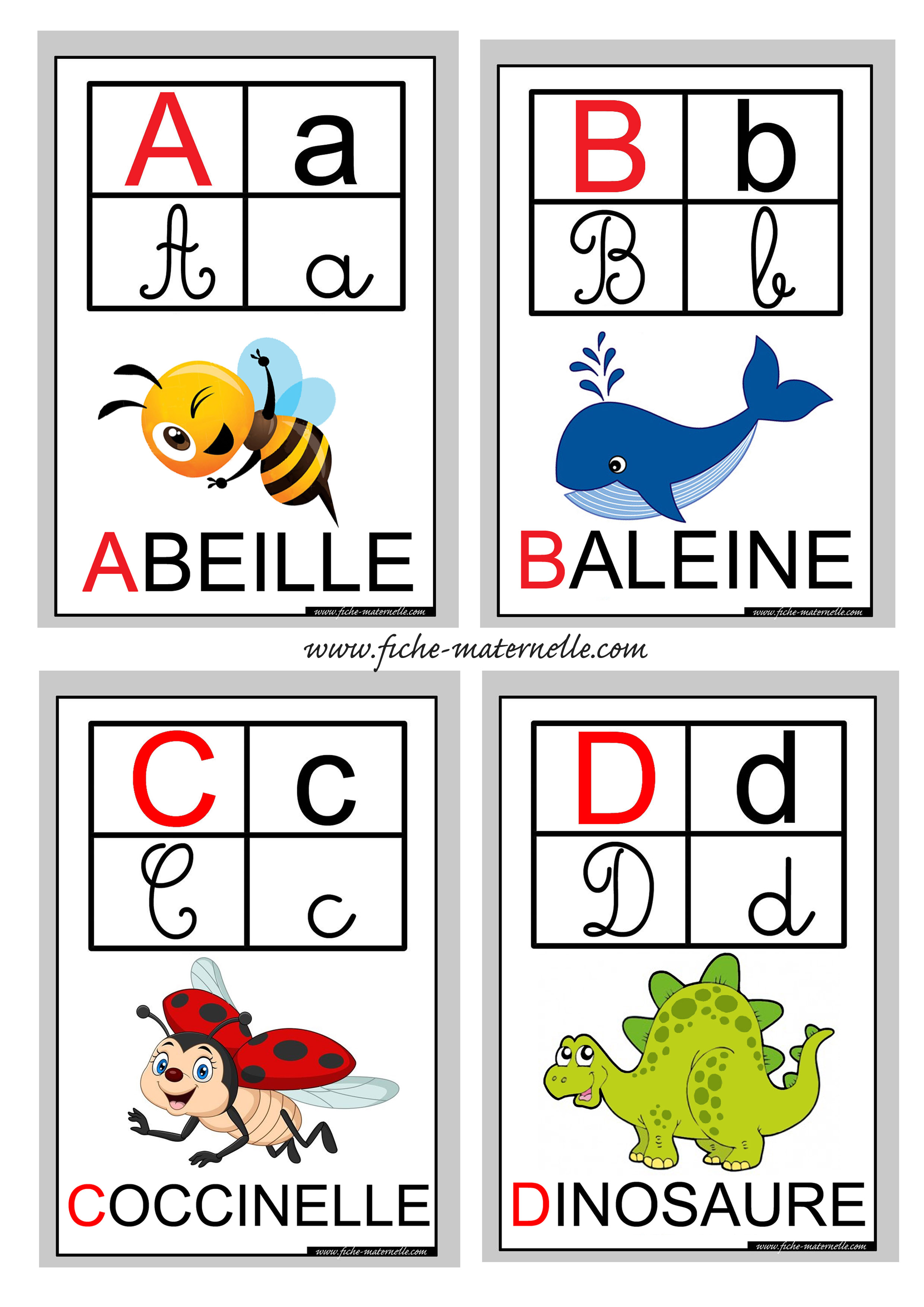 abcdaire pour maternelle