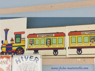 Le Train Des Anniversaires En Classe Maternelle