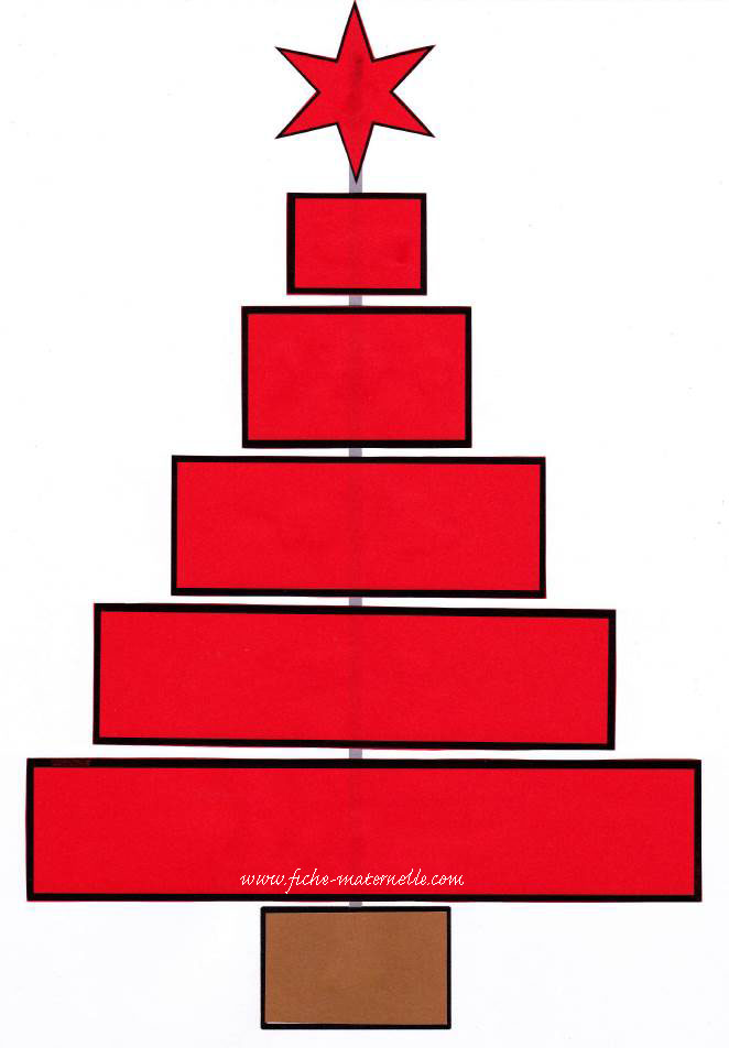 Sapin constitu de bandes de diffrentes longueurs