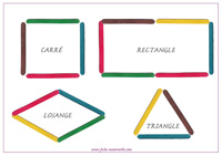 Tracer des figures gomtriques avec des btonnets