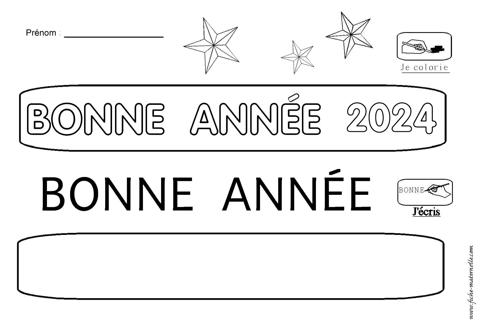 Nouvelle Année 2024 Maternelle GS et MS