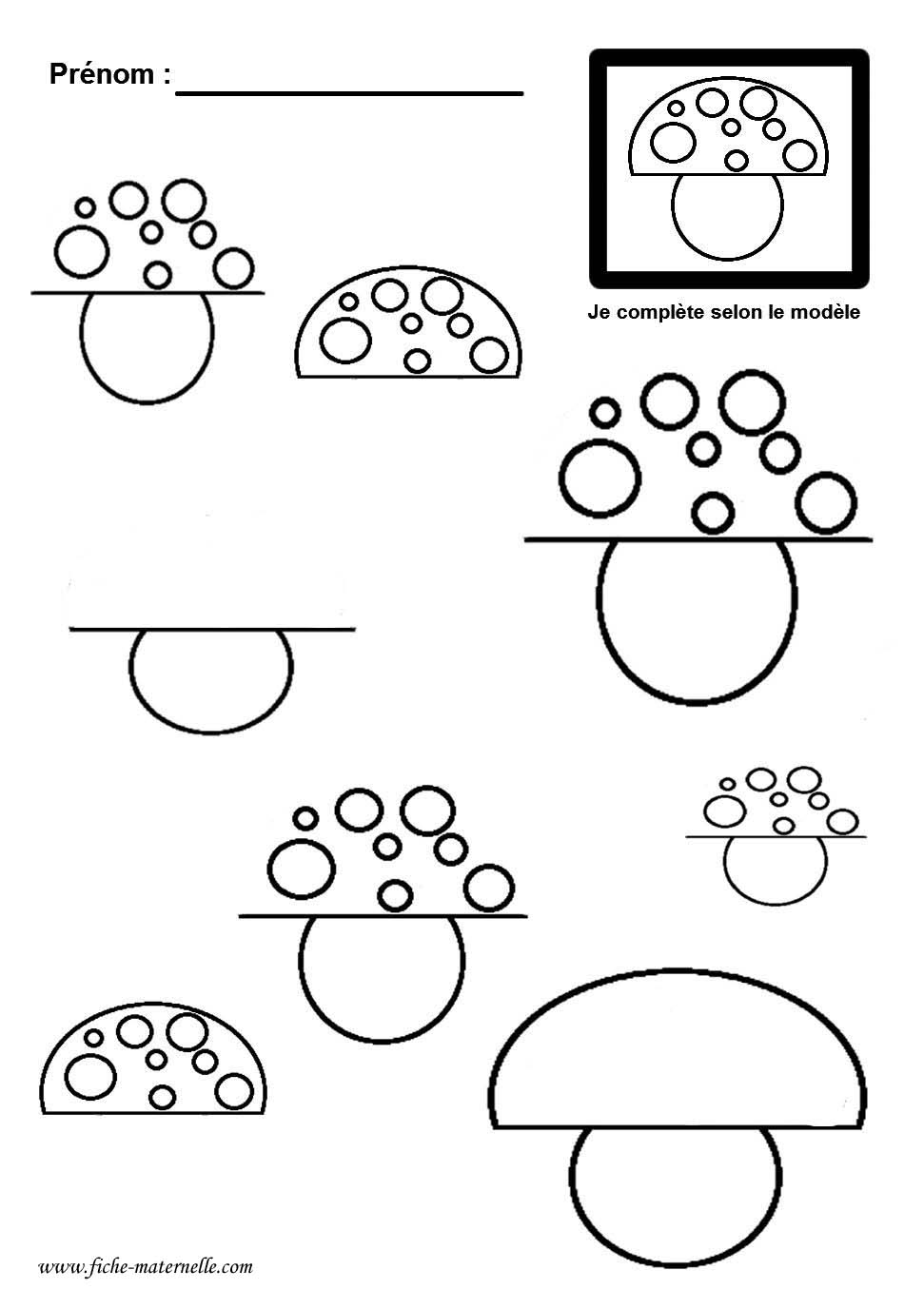 graphisme sur le thme du champignon