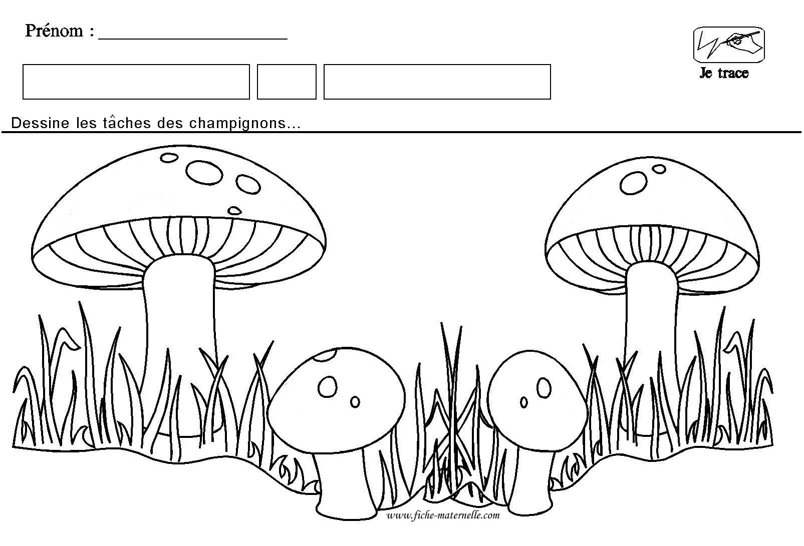 graphisme sur le thme du champignon