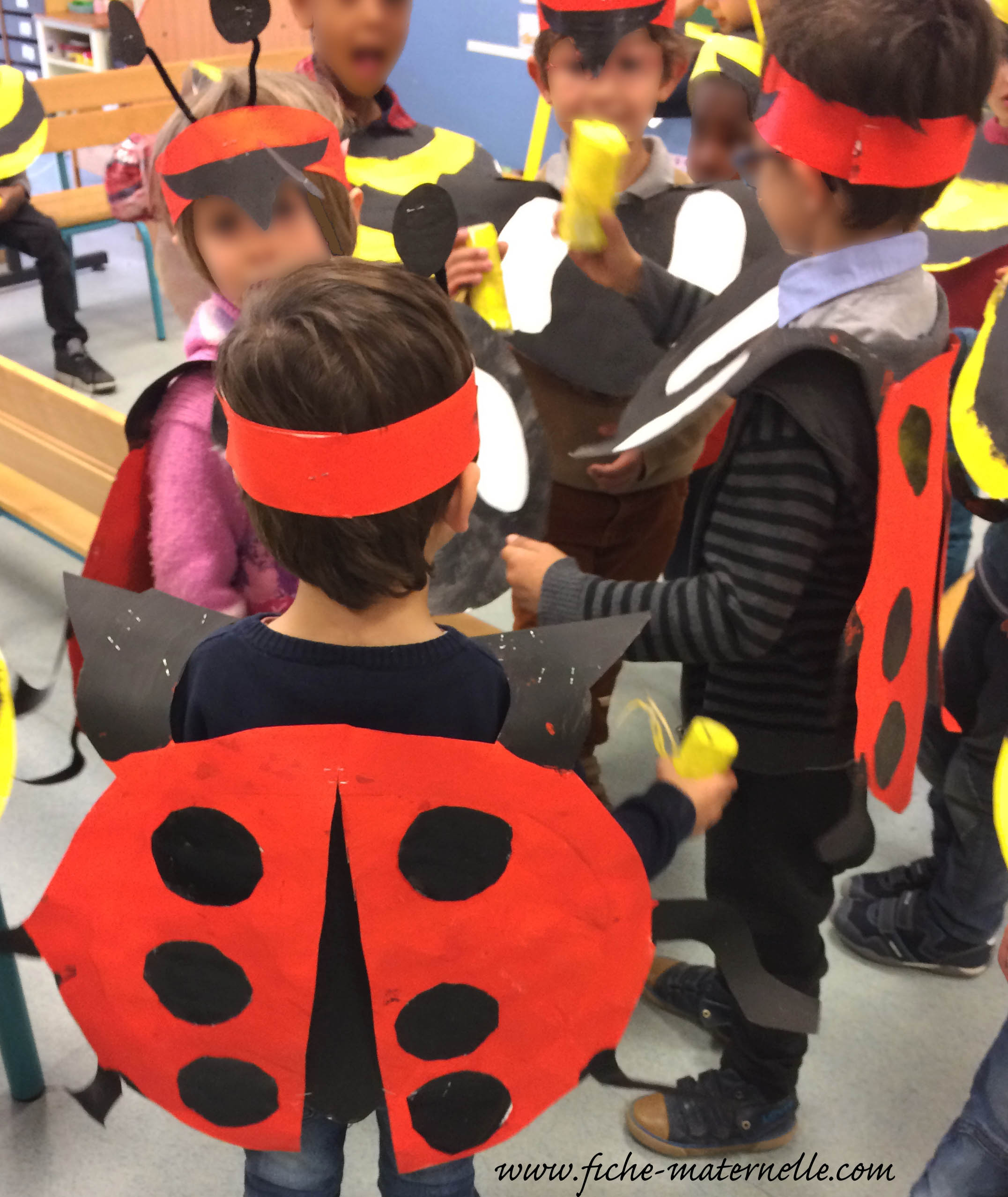 Costume de la coccinelle