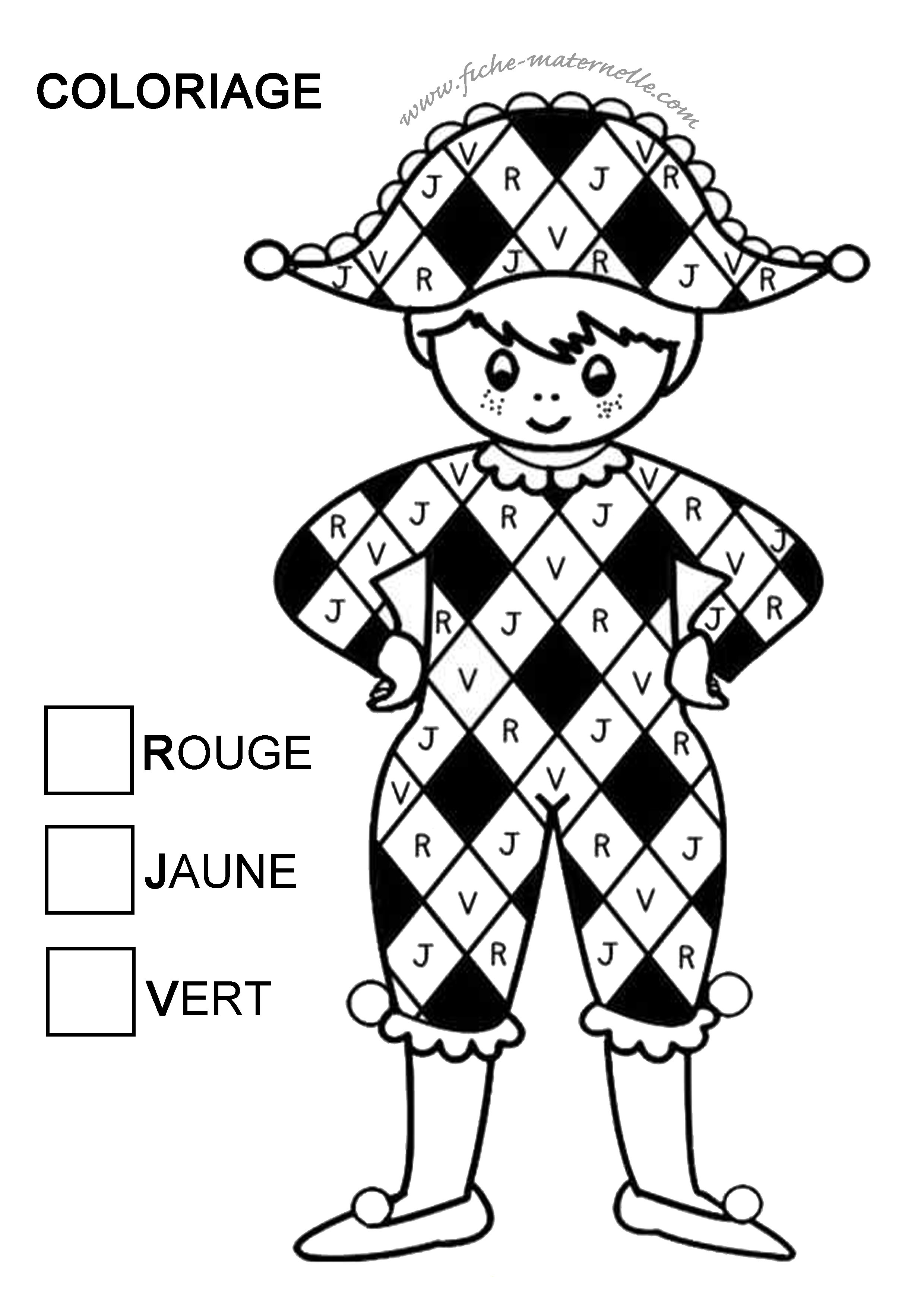Coloriage Code En Maternelle