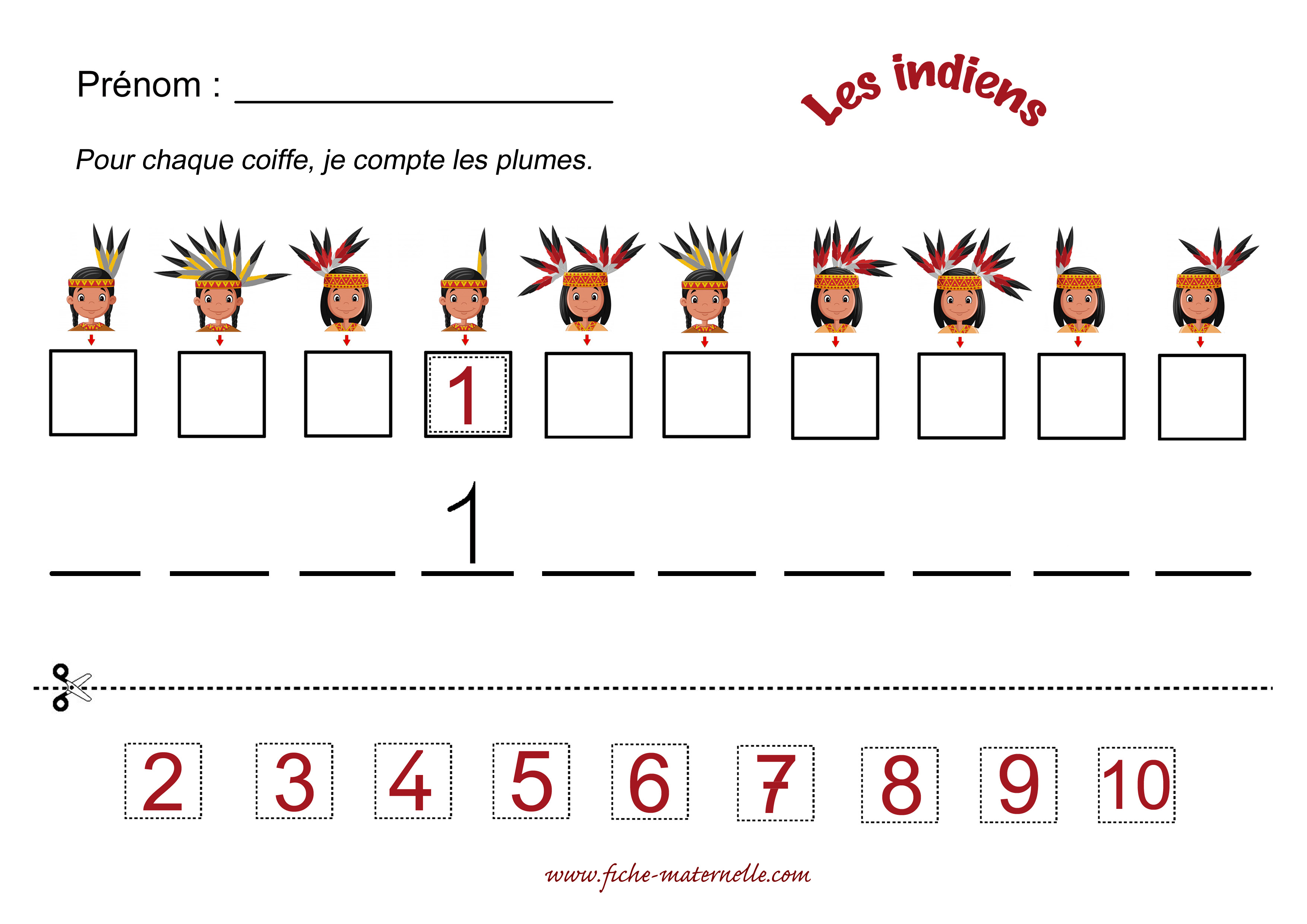 Compter les plumes de l indien