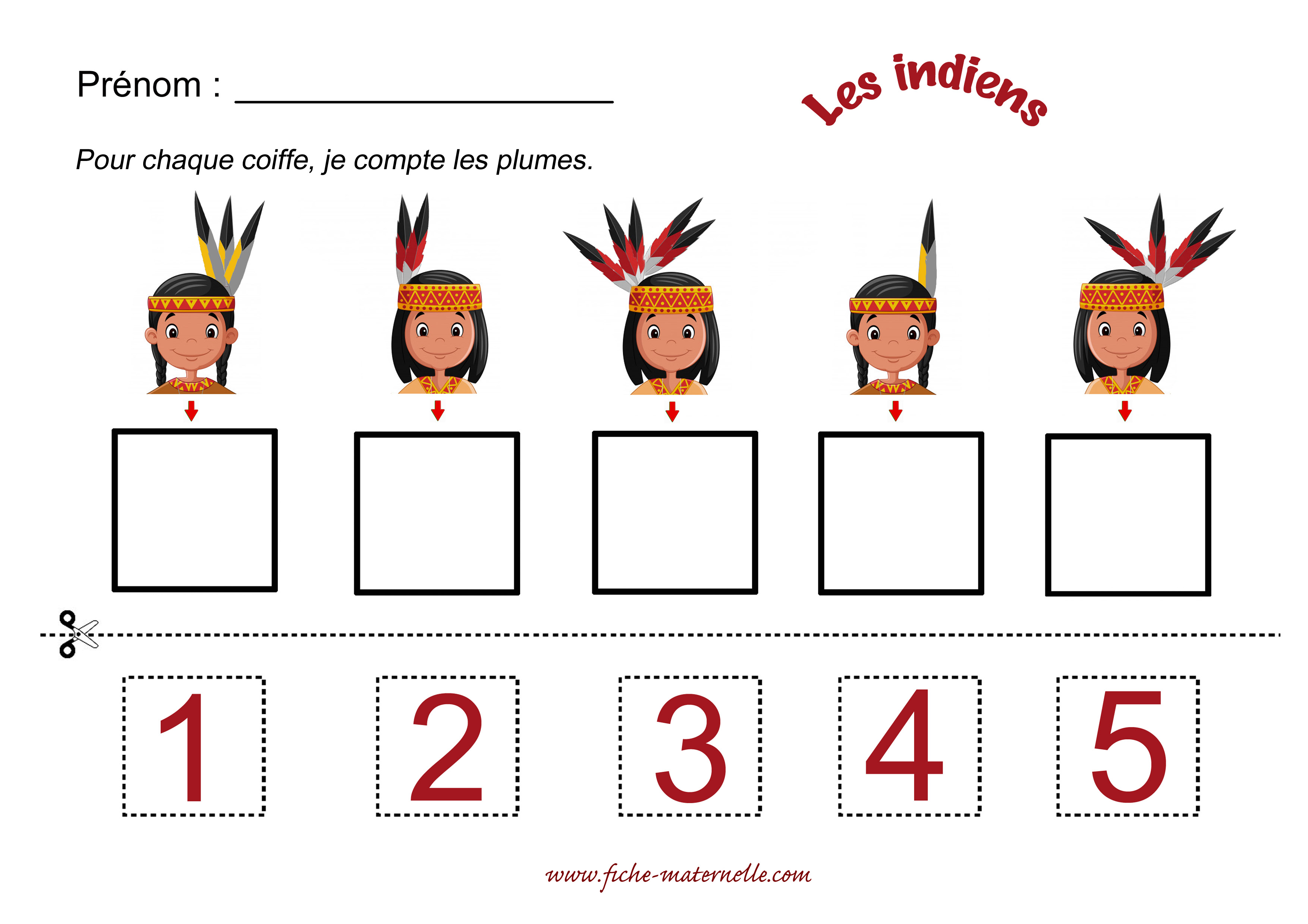 Compter les plumes de l indien