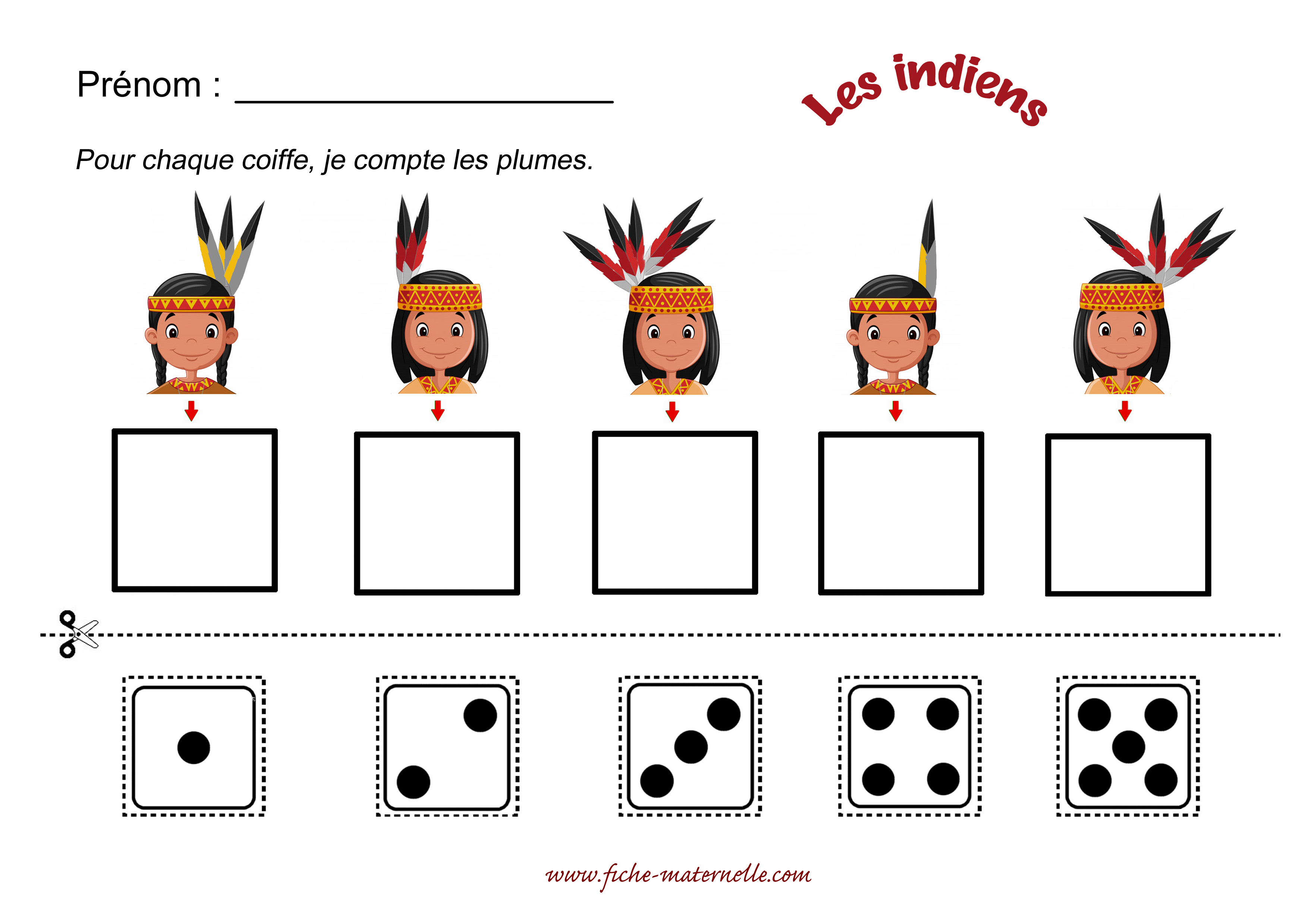 Compter les plumes de l indien