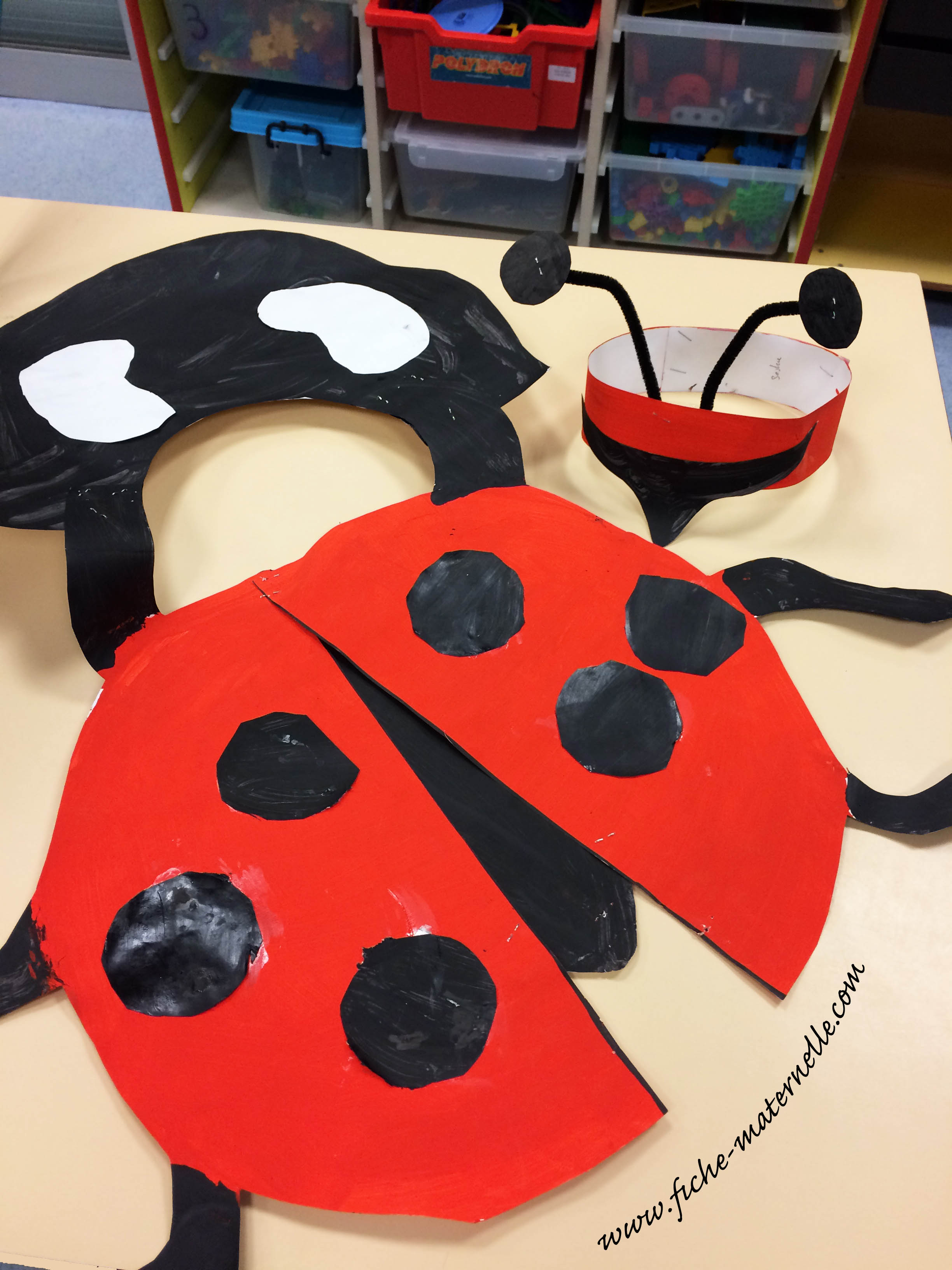 masque pour la coccinelle