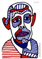 Auto portrait de Dubuffet