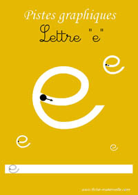 Apprendre  tracer des lettres