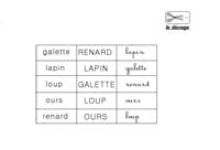 Completer le tableau des differentes critures 2