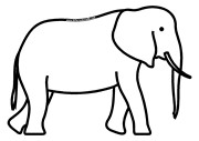 Coloriage un lphant