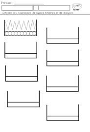 Reproduire les lignes brises et disques sur les couronnes