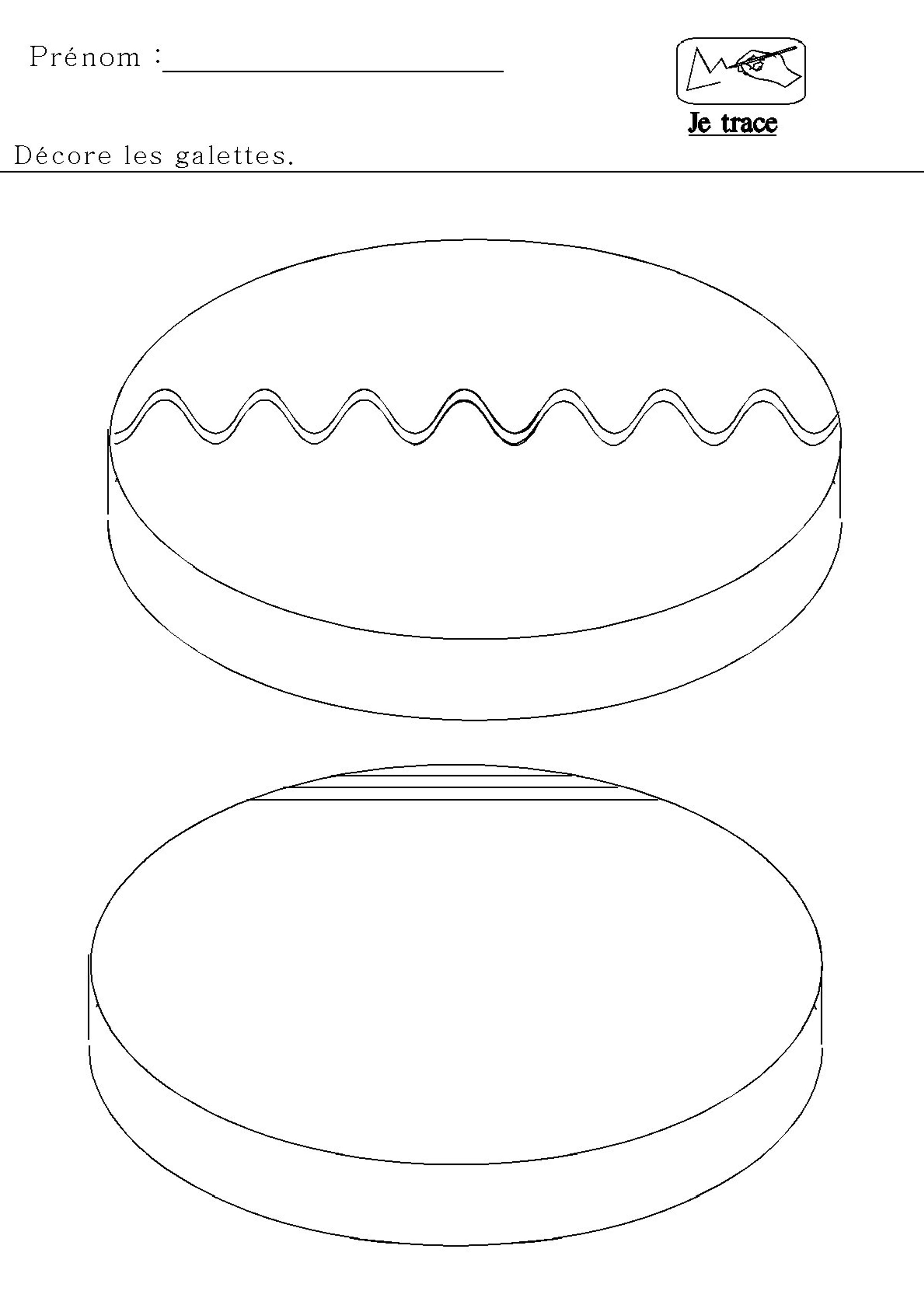 Dcore les galettes de lignes horizontales et ondules