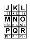 Etiquettes des lettres de l alphabet