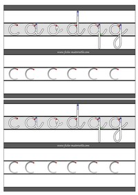 les lettres rondes