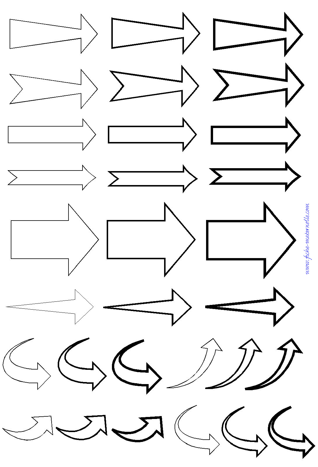 Dessins de flches