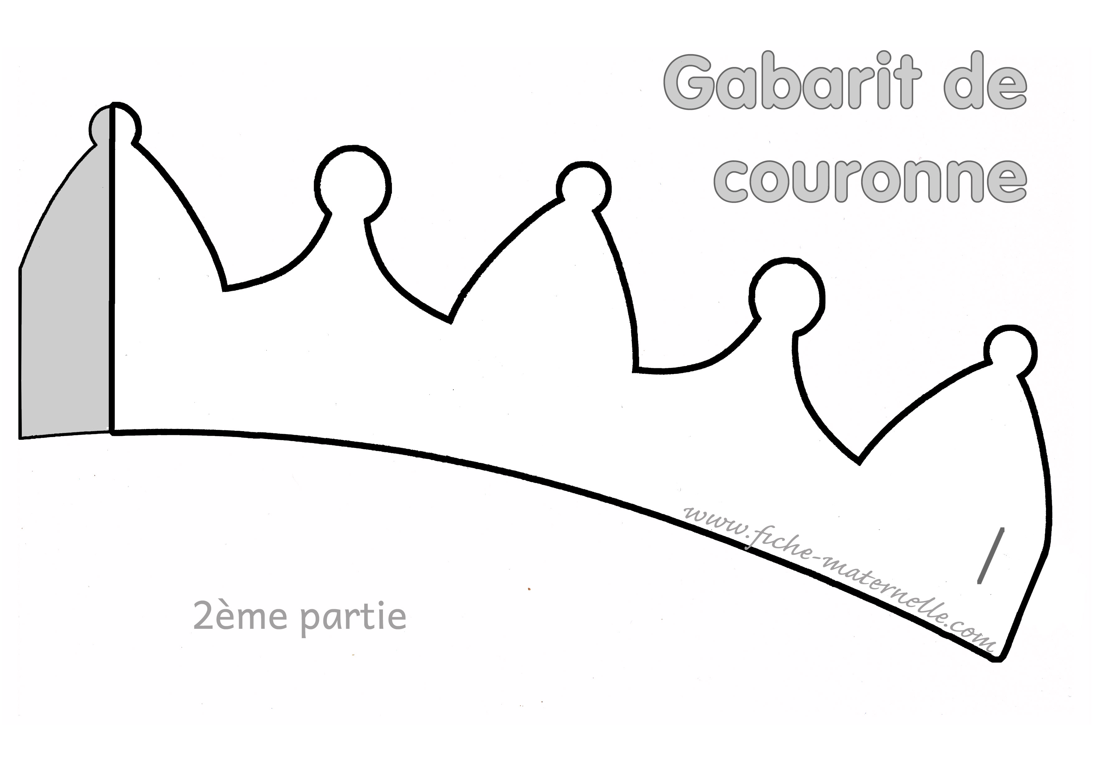 Gabarit pour fabriquer une couronne