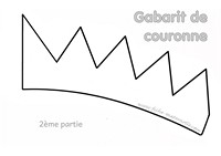 Gabarit pour fabriquer une couronne