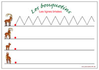 Graphisme les lignes brises