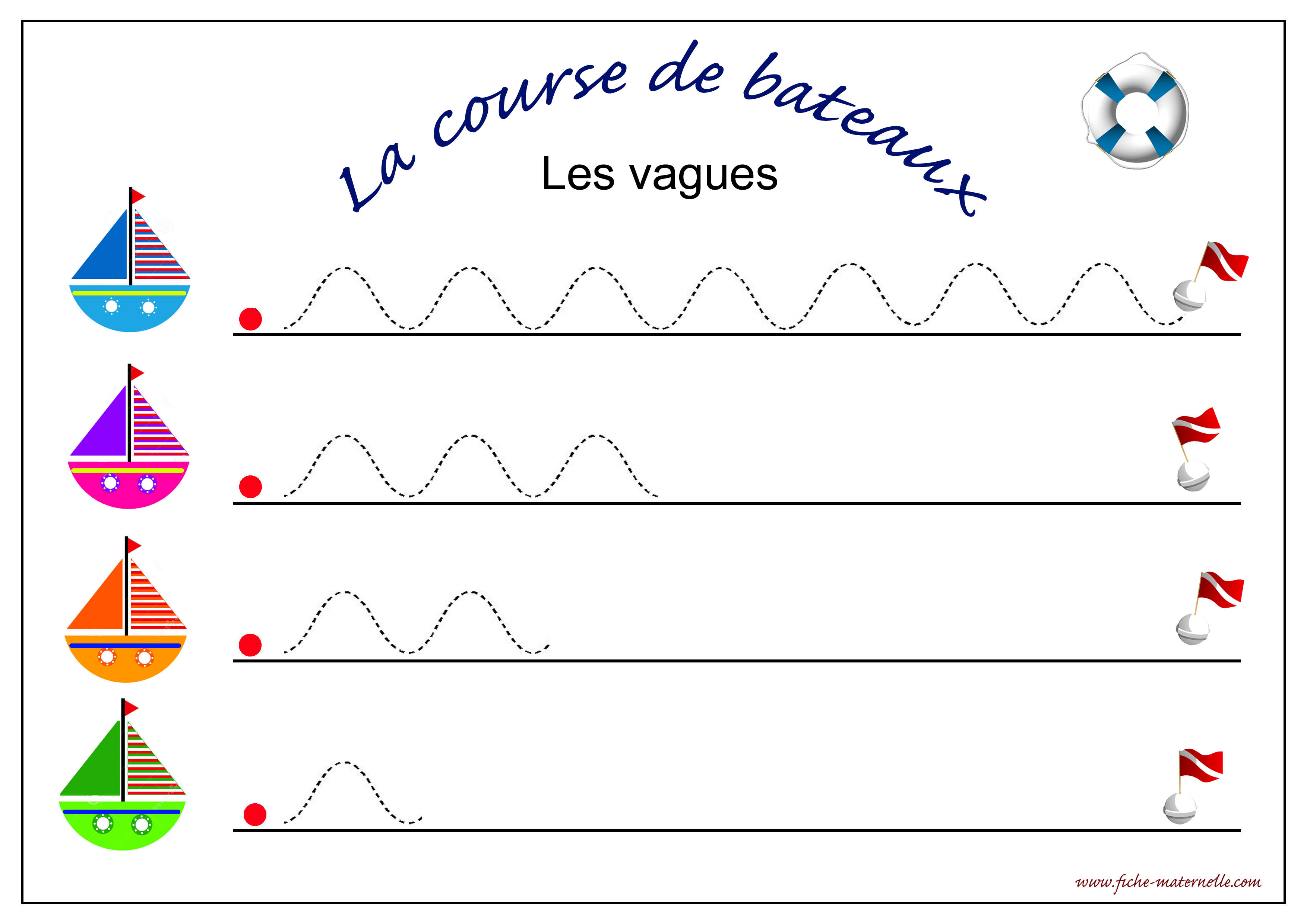 Les vagues graphisme