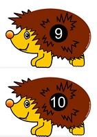 Compter le nombre de piquants sur le dos du hrisson
