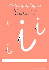 Apprendre  tracer des lettres