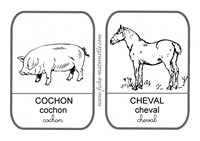 Imagier des animaux de la ferme