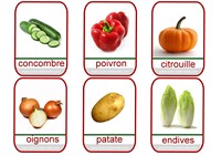 imagier sur les légumes