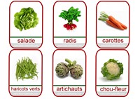 imagier sur les légumes