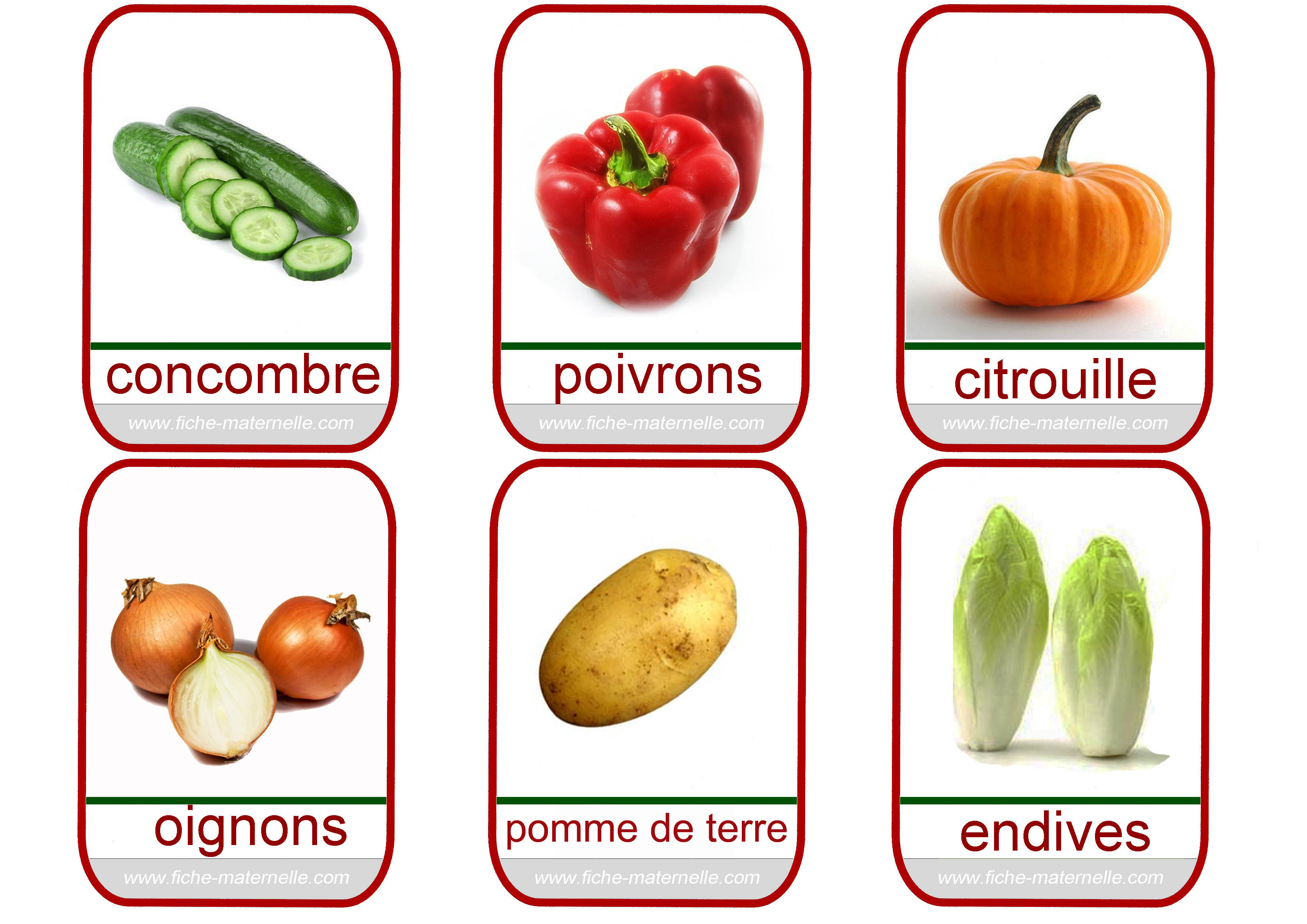 Imagier les légumes