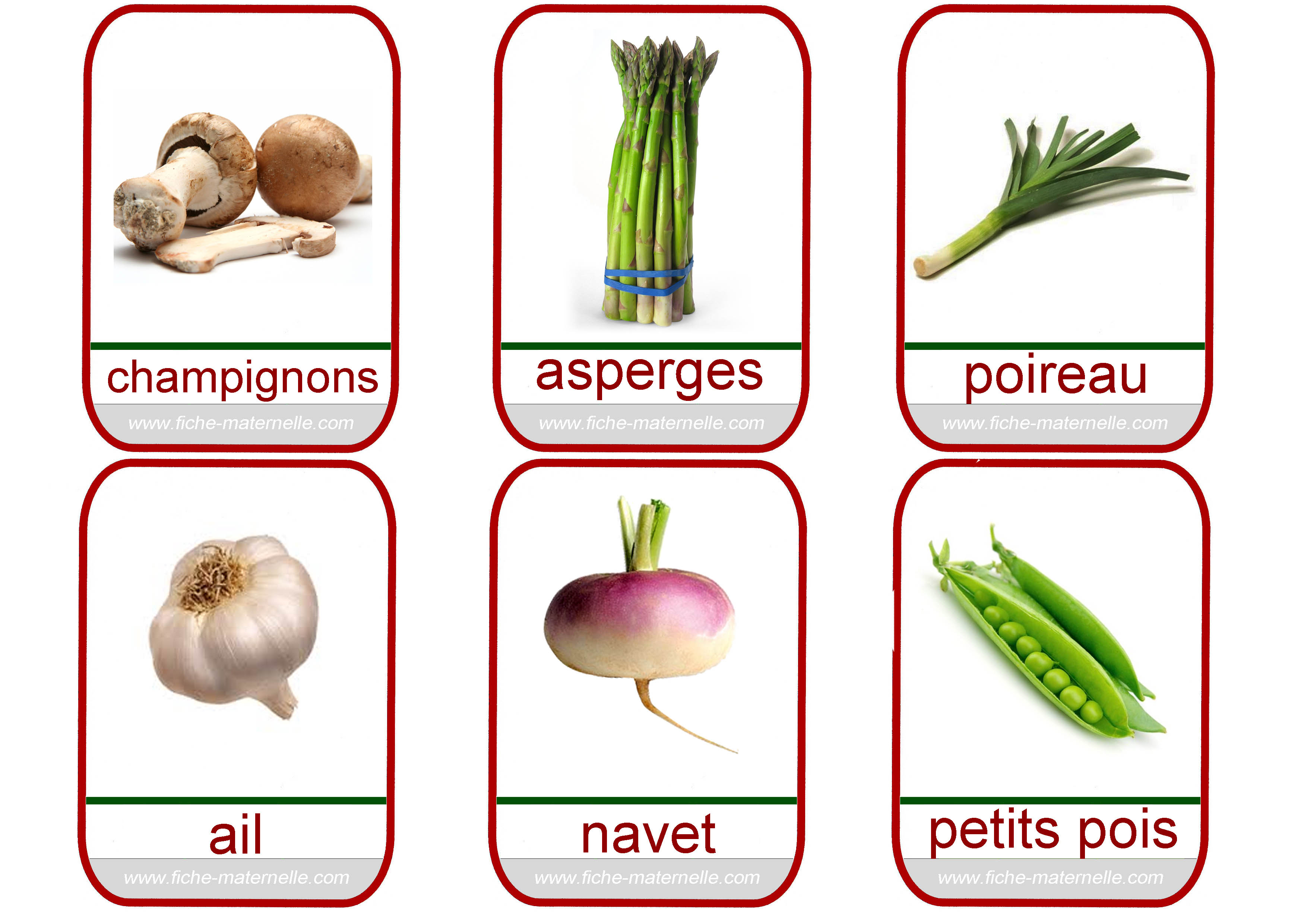 Imagier les légumes