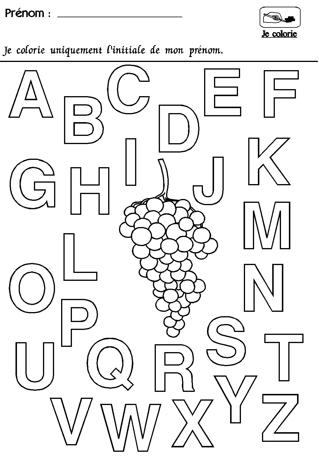 Lettres de l alphabet