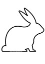 Coloriage un lapin