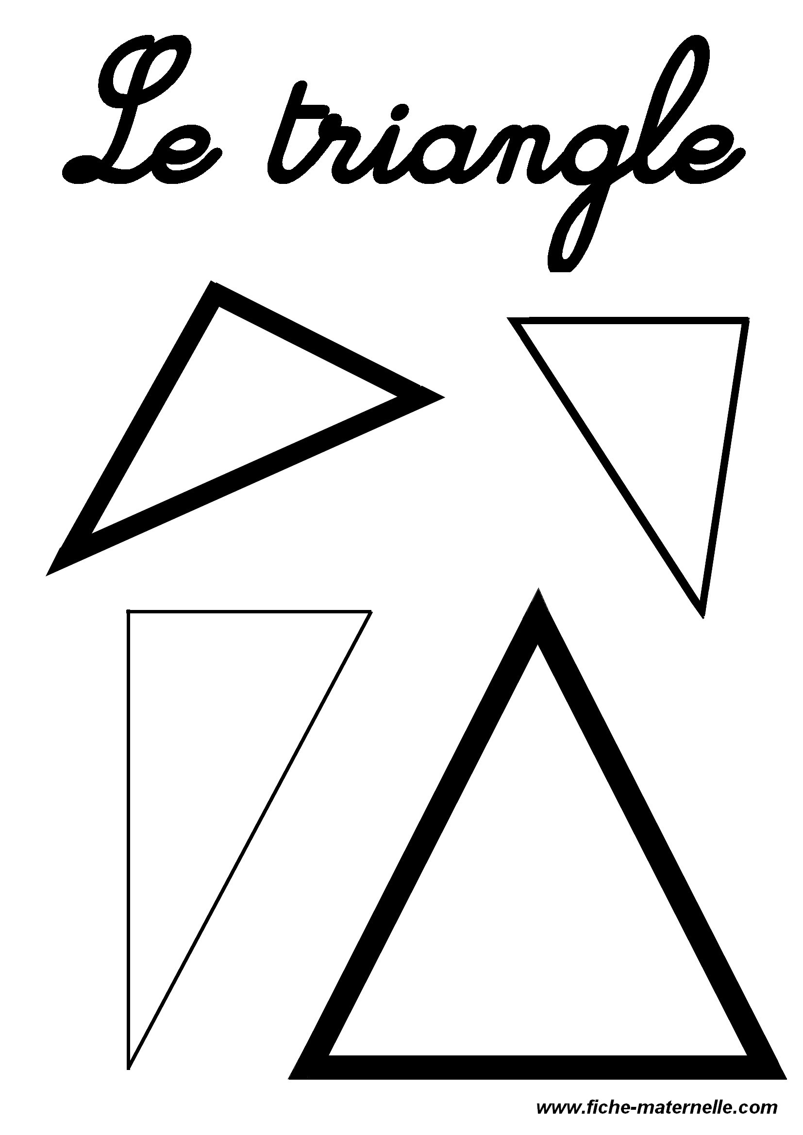 représentation d un triangle