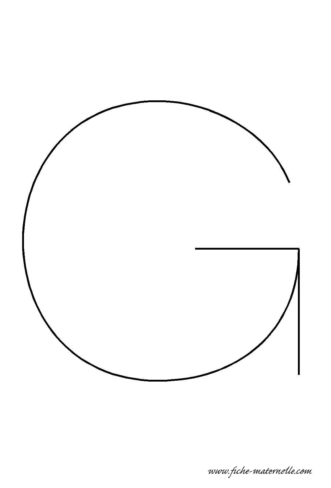 Lettre de l'alphabet à décorer
