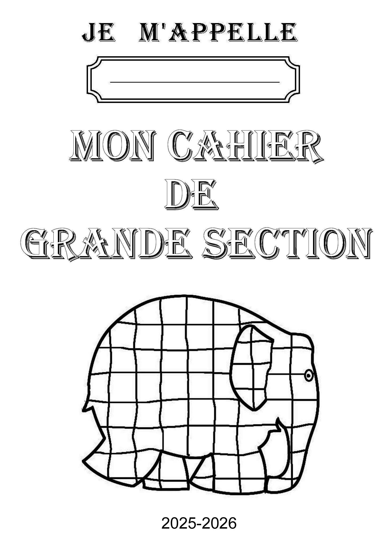 Coloriage A Imprimer Grande Section