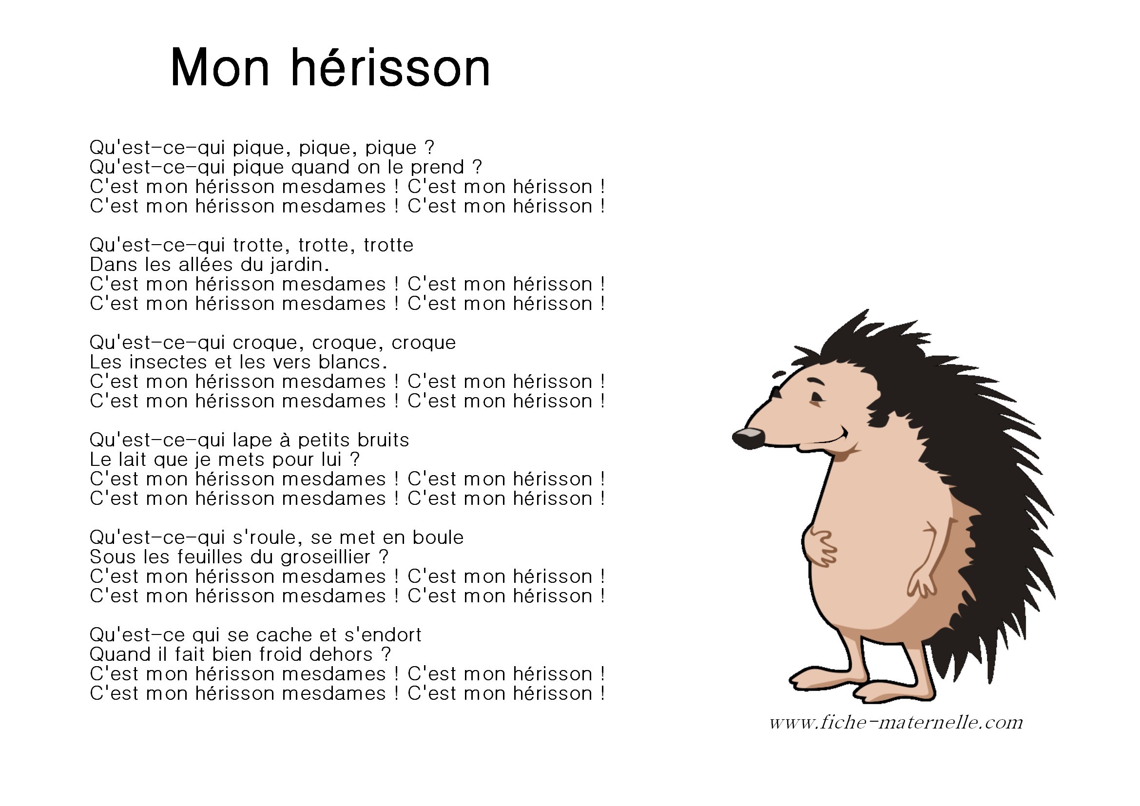 mon herisson