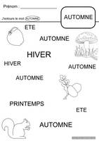 Lire le mot automne