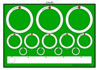 pistes graphiques cercles couleur