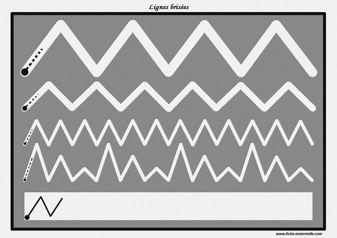 Des lignes brises
