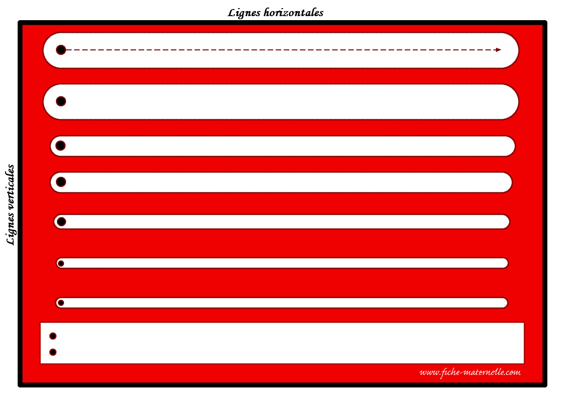 Lignes horizontales