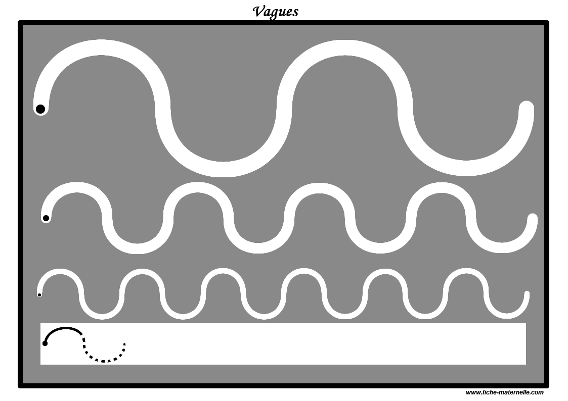 piste graphique les vagues